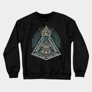 new world order - world order illuminati new world order Crewneck Sweatshirt